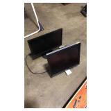 2 COMPUTER MONITORS