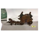 ANTIQUE LONDON ROYAL MAIL COACH DOORSTOP