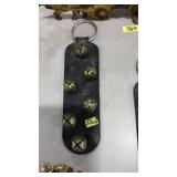 VINTAGE LEATHER STRAP W/ SLEIGH BELLS