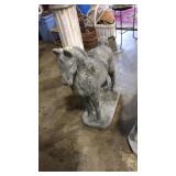 CONCRETE HORSE STATUE