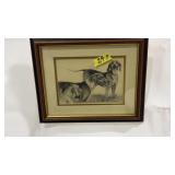 FRANKIE PARDOE ORIGINAL FRAMED SKETCH
