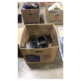 BOX OF ASST POTS & PANS