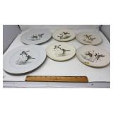 6 DUCK COLLECTOR PLATES