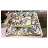 12 ORIENTAL COLLECTORS PLATES, IN BOXES
