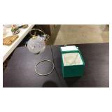 HAND PAINTED BLOWN GLASS ORNAMENT