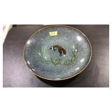 HOME TRENDS FOX IN FLOWERS PLATTER