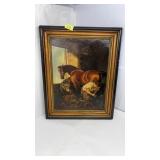 'SHOEING' REPRODUCTION ON BOARD SIGNED MAZ