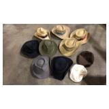 BAG OF ASST HATS, STRAW & BALLCAP