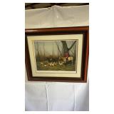 47/250 'LEAVING THE KENNELS' FRAMED PRINT