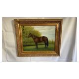 FRANKIE PARDOE 2004 OIL ON CANVAS HORSE PORTRAIT