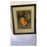 FRANKIE PARDOE 109/450 1990 FRAMED MATTED PRINT