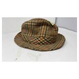 MENS PLAID FEDORA