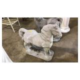 CONCRETE HORSE STATUE