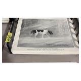 STACK OF 'DOG TIRED' PRINTS BY FRANKIE PARDOE