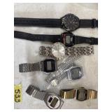 COLLECTION OF ASST MENS WRIST WATCHES