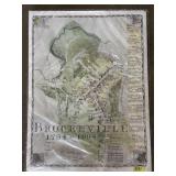BROOKEVILLE 1794-1994 MAP UNFRAMED