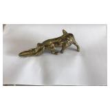 BRASS FOX FIGURAL