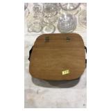 LIDDED BASKET OF ASST BLOCKS