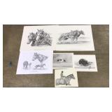 6 FRANKIE PARDOE BLACK & WHITE PRINTS