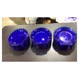 COBALT BLUE SHELL PLATES