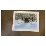 'WINTER WAGON' 239/900 SIGNED PRINT