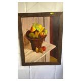 C.T. PARDOE OIL ON BOARD STILL LIFE 2/69