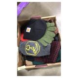 FLAT OF ASST. HATS, GLOVES, MISC
