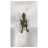 BRASS FOX DOOR KNOCKER
