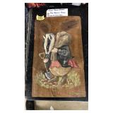 'TOMMY BROCK BADGER' PAINTING BY PAMELA SAMPSON