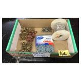 BOX LOT OF ASST. SMALL CHAINS
