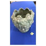 CELLADON GLAZE CERAMIC LOTUS VASE