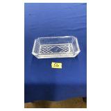 WATERFORD MONOGRAMED 'A' DISH