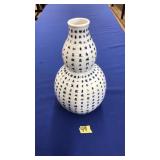 CHINESE BLUE&WHITE PORCELAIN GOURD SHAPE VASE
