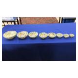 8 CHINESE FAMIILE ROSE EGGSHELL PORCELAIN BOWLS