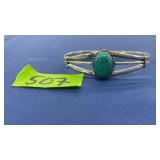 .925 STERLING & TURQUOISE BANGLE