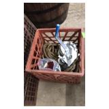 WINCH, ROPE, TRAILER HITCH BALL, BRAKE LIGHTS