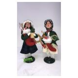2 BYERS CHOICE CAROLERS
