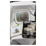 SPRING PANS, SACAGAWEA COOKBOOK & CUTTING BOARD