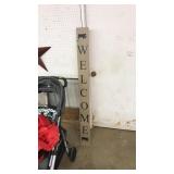 RUSTIC 'WELCOME' SIGN BOARD