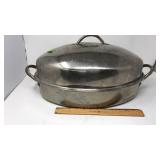 ALLUMINUM ROASTING PAN WITH LID