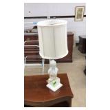 VNTG. PORCELAIN CHILD BUST FIGURINE TABLE LAMP