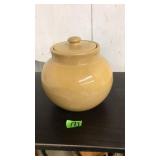 POTTERY JUG WITH LID