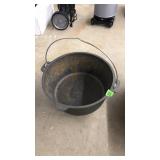 CAST IRON KETTLE WITH HANDLE, NO LID