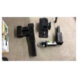 LOT OF HITCH ADAPTERS