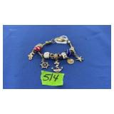 BRIGHTON NAUTICAL CHARM BRACELET