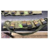 AMMO BELT WITH 30-06 CARTRIDGES, 52 ROUNDS