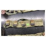 AMMO BELT WITH 30-06 CARTRIDGES, 32 ROUNDS