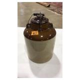 ANITQUE BUCKEYE STONEWARE SALT GLAZED CROCK