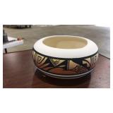 SIGNED SOUTHWEST POTTERY BOWL 4'