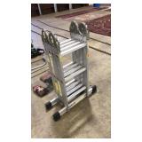 ALUMINUM FOLDING LADDER 12FT
